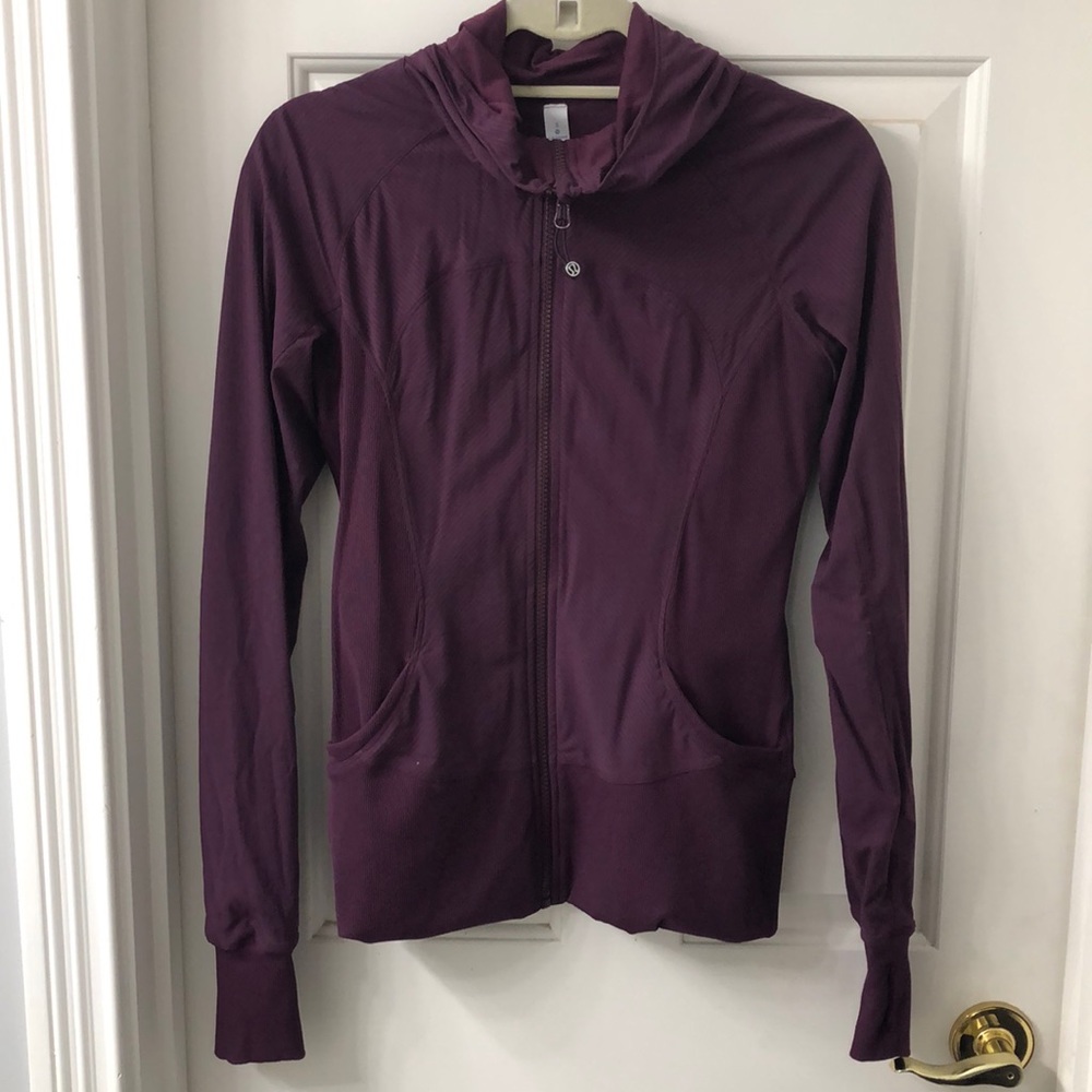 Maroon Lulu Lemon Jacket